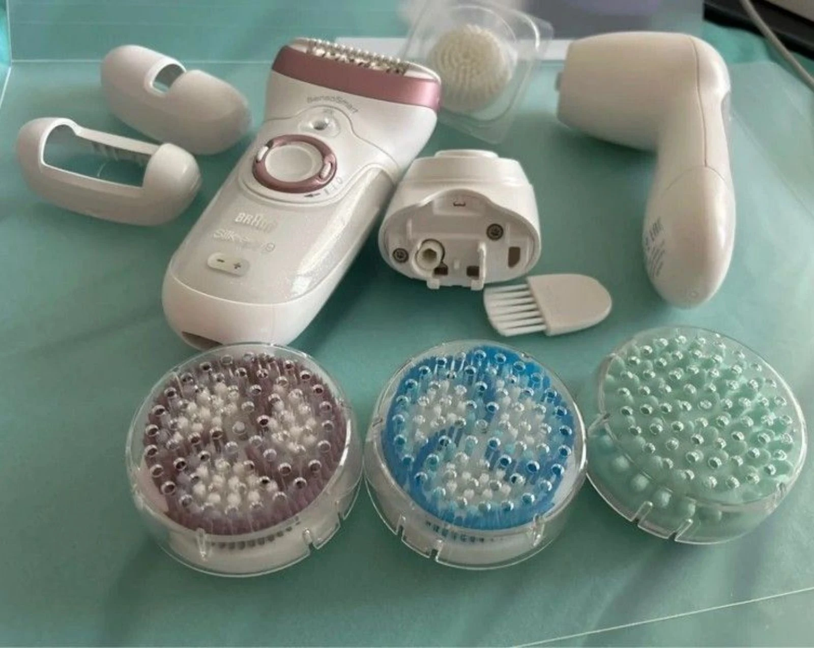 Schoonheidskit | Braun Silk-épil9 SkinSpa Draadloze epilator Wet&Dry Exfoliatiesysteem + accessoires – photo 3